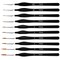 10 PCS Miniature Paint Brushes Kit, Fine Detail Painting Brush Micro Professional Tiny Paints Brush Set for Watercolor, Oil, Face, Acrylic, Nail, Line Drawing, Scale Model Painting, by PSISO